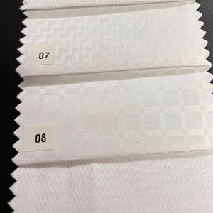 Tela Dobby de Polialgodón |   Tejido de Diamantes |   Tela de Camisería Blanca Premium para Exportación - Product Image 1