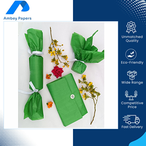 Customizable High Quality Wood Pulp 18-80 Gsm Recyclable Solid Color <b>Tissue</b> <b>Paper</b> Smooth Finish Easy Printing Bright Colors Gift - Product Image 4