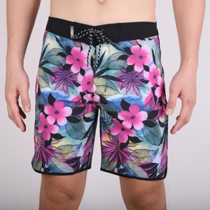 Pantalones Cortos de Playa para Hombre con Logotipo Personalizado, Estampado Floral de Verano, Secado Rápido, con Cordón, Casuales y a la Moda - Product Image 5