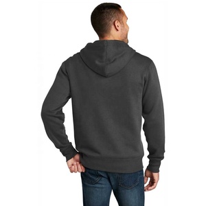 Sweat à capuche zippé pour homme, coupe ajustée, en mélange de coton doux, léger et confortable pour un usage quotidien - Product Image 2