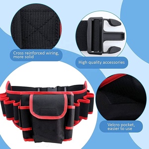 Polyester Electrician Waist <b>Tool</b> Pouch Waist <b>Belt</b> Suspenders Buckled <b>Tool</b> Bag Framers <b>Carpenter</b> Electrician - Product Image 6