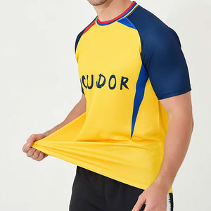 Ensembles de maillots de football sublimés personnalisables, 100% polyester, impression par transfert thermique, séchage rapide, services OEM, maillot d'équipe personnalisé - Product Image 3