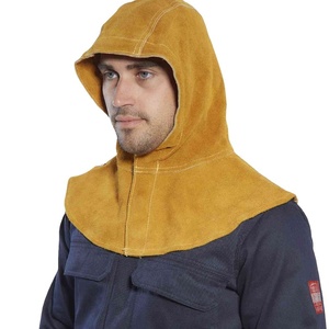 Industrial Safety Protective Split Cowhide Split Leather Welding Hood <b>Spark</b> Resistant Safety Working <b>Jacket</b> Comfortable Durable - Product Image 1