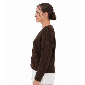Pull en mohair marron pour femme, très demandé, aux meilleures caractéristiques, en coton de qualité supérieure, best-seller - Product Image 3