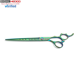 Curved Pet Grooming <b>Scissors</b> Professional Fur Shaping Styling Shears for <b>Dogs</b> Cats Precision Coat Trimming Grooming Tool - Product Image 5