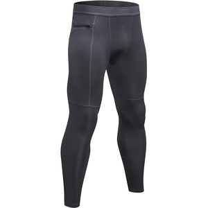 Men's Fitness Sports Compression Leggings Training Running Gym Workout Base Layer Tights <b>Athletic</b> Pants High Stretch - Product Image 5