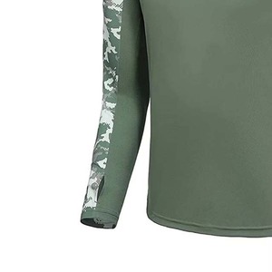 Vêtements de pêche à manches longues Performance Wear, vêtements de sport d'extérieur, maillots de pêche, chemises en polyester, design camouflage - Product Image 2