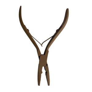 Pince à extensions capillaires pour salon, pour l'installation, le retrait et la réglage des micro-anneaux d'extensions capillaires, avec poignée ergonomique. - Product Image 6