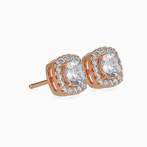 Pendientes Colgantes de Diamantes Cultivados en Laboratorio con Corte Brillante de 2.0 Quilates Cada Uno, Diseño de Última Moda, Oro Sólido de 14K, Certificados por IGI, para Fiesta de Compromiso - Product Image 3