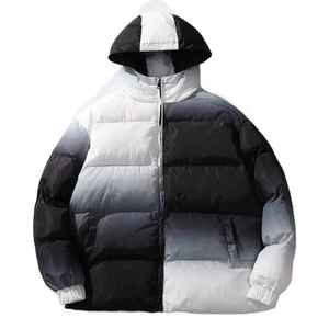 Chaqueta de plumón para hombre, diseño nuevo, chaqueta de invierno, nueva moda, talla grande, ecológica, cálida, a prueba de viento, con cierre de cremallera. - Product Image 3