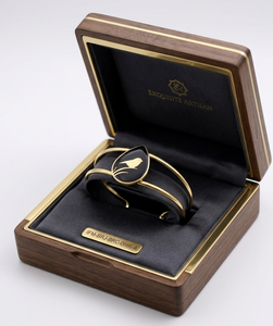 กำไลข้อมือทองเหลืองทำมือ ลายรูปนก เคลือบสีดำ ดีไซน์ทันสมัย ของขวัญสำหรับผู้หญิง ป้องกันการหมองคล้ำด้วยสารเคลือบป้องกัน KENWAY - Product Image 4