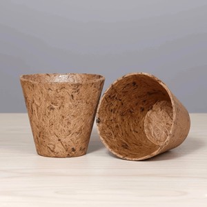 Macetas de fibra de coco para flores y plantas, accesorios de jardín al precio más bajo, macetas naturales de fibra de cáscara de coco. - Product Image 1