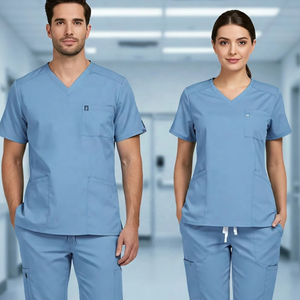 Conjunto de Bata Quirúrgica Desechable de Satén Listo para Enviar para Uso Hospitalario de Enfermeras Directamente de un Proveedor de Ropa Confiable - Product Image 1