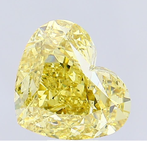 Diamante Cultivado en Laboratorio con Certificación IGI, Corte Corazón de 10.03 CT, Color Amarillo Intenso, Claridad VS2, CVD LG 626430304, ROYAL GEMS para Joyería - Product Image 1