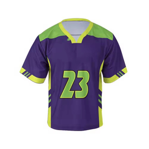 Maillot de lacrosse unisexe avec design numérique imprimé sur maille surdimensionnée, tissu de haute qualité MACONE SPORTS 240g - Product Image 5