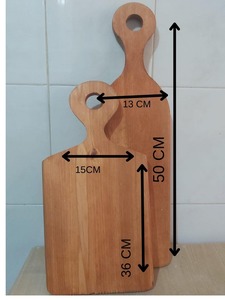 Planche à découper en bois avec finition à grain naturel offrant une surface de coupe lisse pour tous vos besoins de préparation - Product Image 6