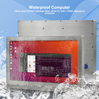 15,6 Zoll Edelstahl IP69K Kapazitiver Resistiver Touchscreen All-in-One PC Wandmontierter Industrie-Panel-Tablet-PC