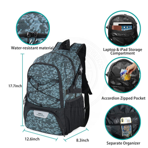 Soccer Bags Heavy Duty Fabric With <b>Large</b> Main Section And <b>Extra</b> Storage Soccer Bags - Product Image 5