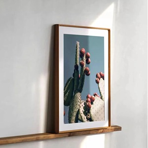 Cadre photo en bois pliable, léger et écologique, créatif, pour la chambre à coucher, le chevet, le salon, le bureau, la décoration de bureau - Product Image 1