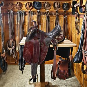 TI101OA058 Diseño Personalizado Equistallion Nuevo Sillín Australiano H B de Cuero y Madera con Herrajes de Acero Inoxidable para Equitación - Product Image 2