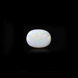 5.1 Carat Rainbow Opal Loose Gemstone Freeform Oval Shape for Fine Jewelry - Product Image 1
