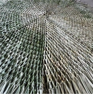 Cubierta de sombrilla de paja natural de Vietnam para decoración de jardín, playa, patio y techos. - Product Image 2