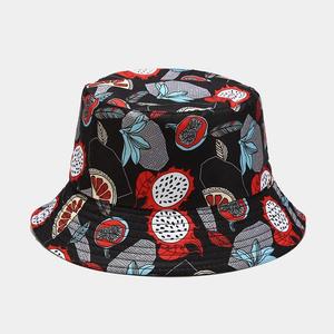 Chapeau Bob Unisexe en Toile Imprimé Cerises Style Décontracté Adulte Printemps-Été - Product Image 2