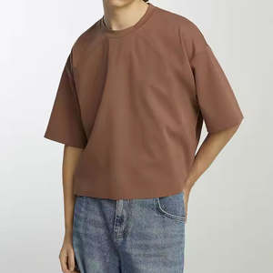 เสื้อยืดโอเวอร์ไซส์ทรงหลวมสำหรับผู้ชาย ผ้าฝ้าย 100% ระบายอากาศได้ดี พิมพ์ลาย ดีไซน์ทันสมัย วัสดุคุณภาพสูง สินค้ามาใหม่ ลดราคา - Product Image 1