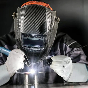 Gants de soudage en cuir de vache blancs sur mesure, gants de travail de sécurité double pour la construction industrielle et la soudure - Product Image 3
