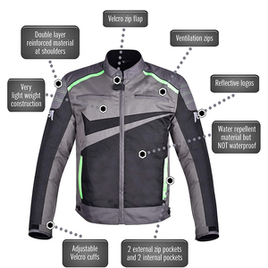 Motorbike <b>Racing</b> <b>Jacket</b> Genuine Leather Motorcycle Protective Riding <b>Jacket</b> with Armor Pads for Men - Product Image 5