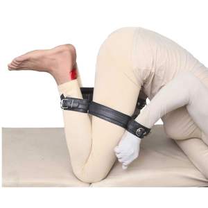 Leather Wrist to Back Restraint Harness with Adjustable Fit - Product Image 2
