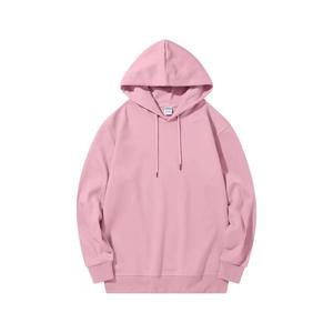 เสื้อฮู้ดผู้ชายแบบสวมหัว สีพื้น ผ้าระบายอากาศ ผ้าฟลีซ 100% ผ้าฝ้าย แขนปกติ เสื้อฮู้ดแบบ unisex - Product Image 1