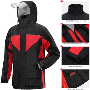 Trajes de lluvia de motocicleta personalizados con diseño impermeable y opciones de marca personalizadas para ciclistas profesionales - Product Image 2