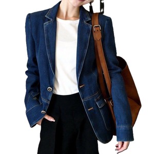 <b>Womens</b> Oversized Denim <b>Cape</b> Vest Jacket Sleeveless Jean Poncho Faded Wash Side Button Down Loose Shrug Coat Wholesale - Product Image 1