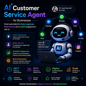 Agent de support client IA pour l'assistance des acheteurs, les demandes d'informations sur les produits, les conseils sur les commandes et une plateforme de service de détail évolutive - Product Image 4