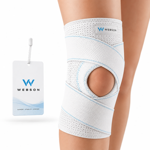 ผ้าพันเข่ายกน้ำหนัก WABSON SPORT แบบยืดหยุ่น พร้อมแถบตีนตุ๊กแก ป้องกันอย่างมืออาชีพ สวมใส่สบาย ขายส่ง - Product Image 5