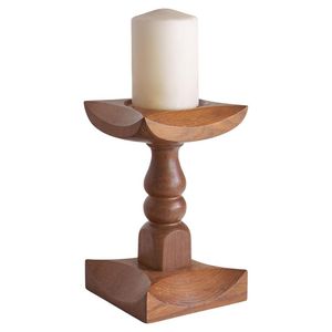 Unique Wooden Candle Holder Handmade Decorative Craft For Home Interior Styling And Wedding <b>Table</b> Decoration - Product Image 1