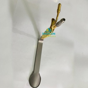 EPSTEIN ABDOMINOPLASTY RETRACTOR STRAIGHT BLADE WITH FIBER <b>OPTIC</b> and SUCTION TUBE PLASTIC SURGERY <b>INSTRUMENTS</b> - Product Image 3