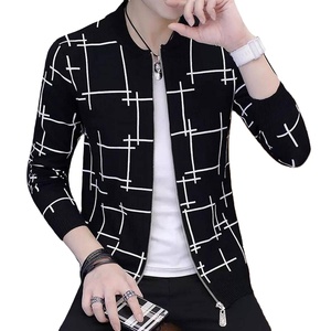 Último diseñador elegante impreso personalizado bordado PU cuero bombardero chaqueta hombres cuero Varsity chaqueta elegante Softshell chaquetas - Product Image 3