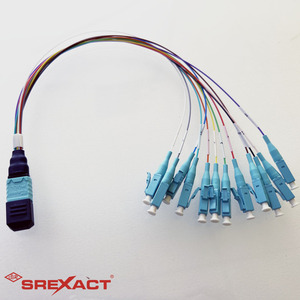 Cable de Fibra Óptica de Alto Rendimiento MPO a LC OM3 de 12 Núcleos para Telecomunicaciones - Product Image 5