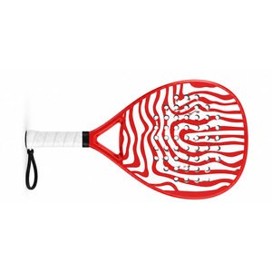 Raqueta de Pádel Teardrop con Estampado Animal, Plástico Rojo, Ligera, Agarre Antideslizante, para Diversión en el Patio Trasero, Ajuste Universal - Product Image 4