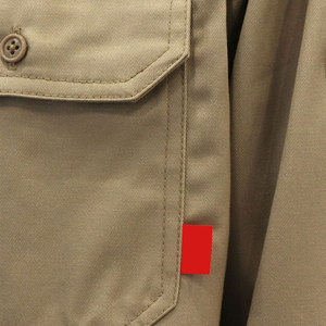 Custom 100% Cotton Flame Resistant Breathable Men's Work <b>Shirt</b> FRC Button-Up Utility Safety <b>Welding</b> Protective - Product Image 6