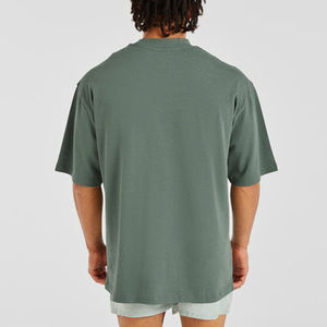 Camiseta de Manga Corta, Estilo Moderno, Holgada, Personalizada, Vintage, Cuello Redondo, Estilo Urbano, Alta Calidad, Hombros Caídos, Informal, Transpirable - Product Image 3