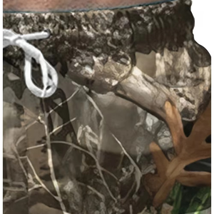 Shorts de chasse camouflage pour hommes, décontractés, pour l'entraînement en extérieur, coupe droite, avec poches, vêtements de chasse - Product Image 4