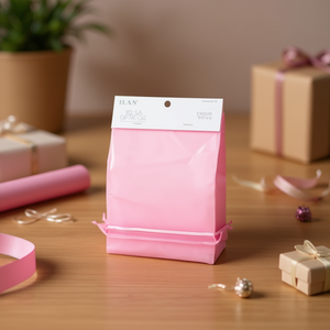 Sacchetti regalo in organza ILAN 17x23 cm rosa, 3 pezzi, per regali - Product Image 3