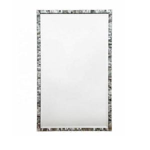 กรอบกระจกกลมสำหรับตกแต่งผนังกรอบกระจกฝังกระดูกทรงสี่เหลี่ยมลายทันสมัยทำด้วยมือ - Product Image 6