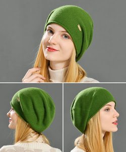 Gorro Clásico de Punto Cálido para Invierno, Unisex, Elástico, con Borde, Gorro de Calavera, Suave, Acrílico, Acanalado, para Estilo Urbano, 56-58CM - Product Image 5