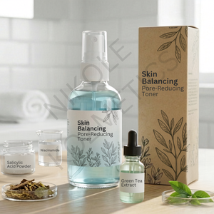 Skin Balancing Pore-Reducing Liquid Toner <b>Oil</b> Control Hydrating Face Refined Pores Smooth Texture Fast Absorbing Non-Greasy - Product Image 2