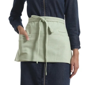 Tablier court bleu unisexe ajustable avec plusieurs poches pour serveurs, idéal pour restaurants, cafés, baristas et uniformes de serveurs – Vente en gros - Product Image 3