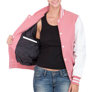 Veste universitaire pour femmes de haute qualité, respirante, imperméable, en tissu écologique avec impression personnalisée, style streetwear d'automne - Product Image 3